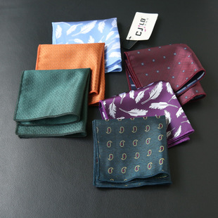 Spot manufacturers wholesale suit vintage pocket towel men's suit handkerchief handkerchief new pocket square