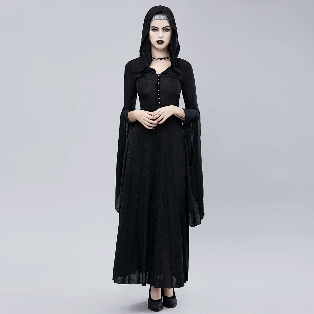 () кружевное trench coat, европейский стиль, панк-стиль, хэллоуин, косплей