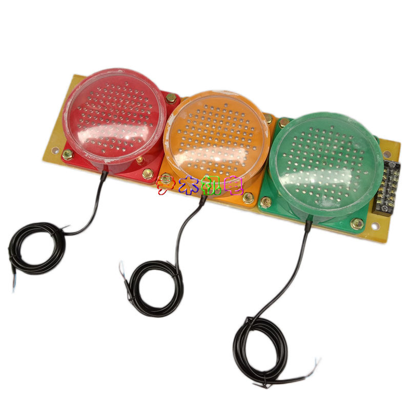 Manufacturer supplies ABC-HCX-50 overhead crane power indicator lights (red, yellow, and green tri-color), 380V, available for wholesale.