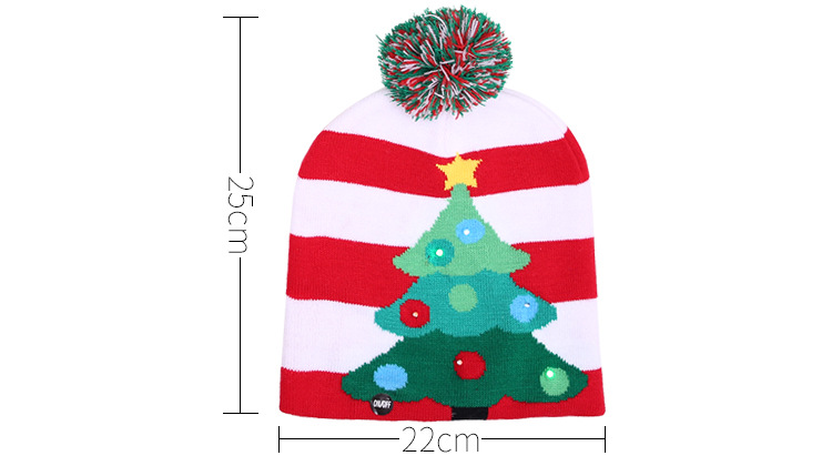 Christmas Christmas Tree Snowflake Fabric Party Christmas Hat display picture 1