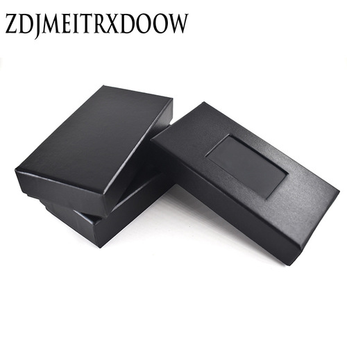 Premium Packaging Box, Gentleman's Tie Box, Eco-Friendly Gift Box, Black