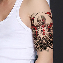 厂家批发欧美创意仿真男女款纹身贴纹身贴花臂纹身贴纸