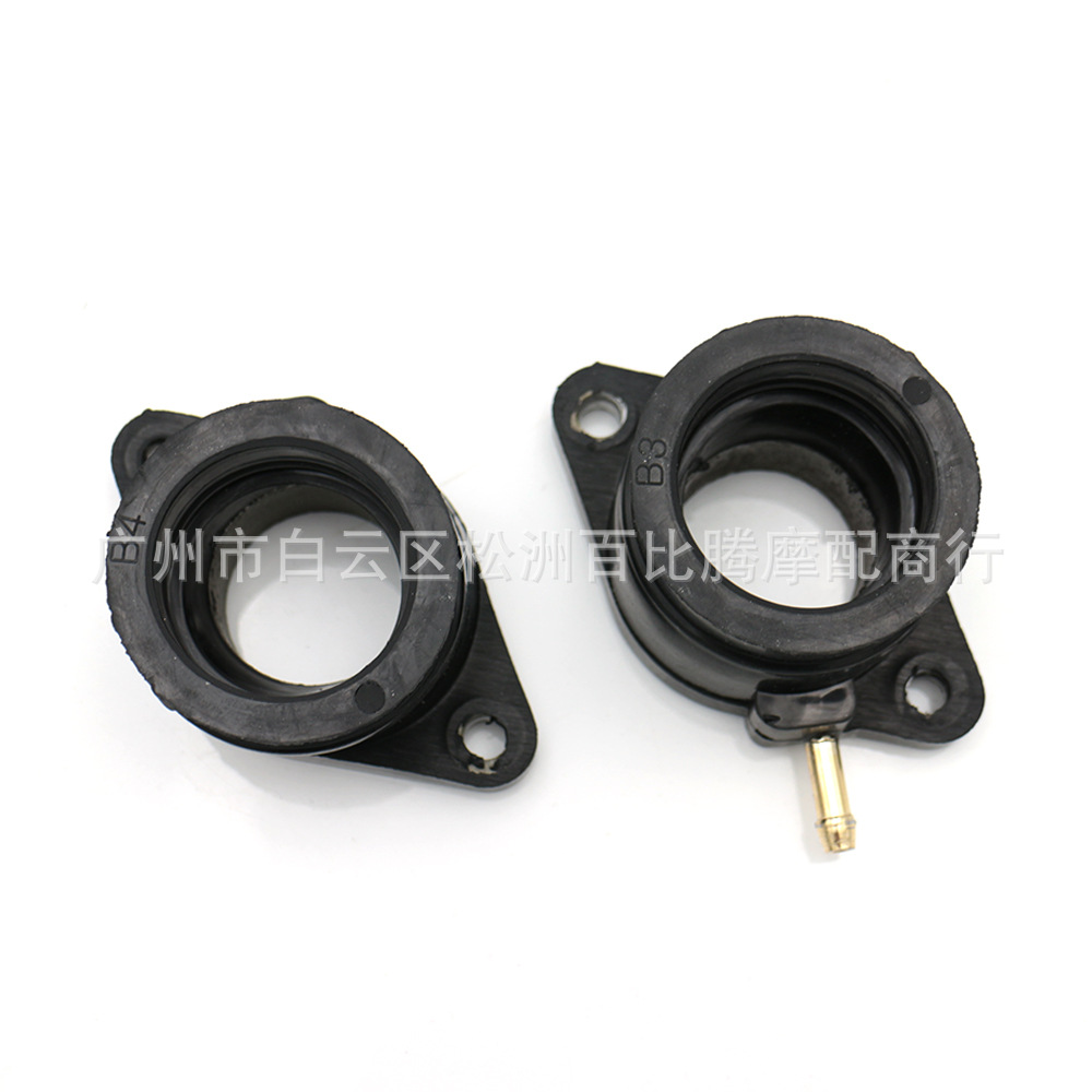 雅马哈XT600Z E TT600化油器接口胶进气口接喉进气管口接头橡胶