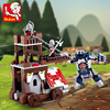 Xiaolu Ban 0619 Assassin Legend Middle Ages Castle Siege Siege Putting Block Ninja Boy Boy Toys