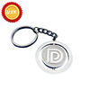 Customized zinc alloy rotating keychain advertising promotion activity key chain pendant custom enterprise logo keychain