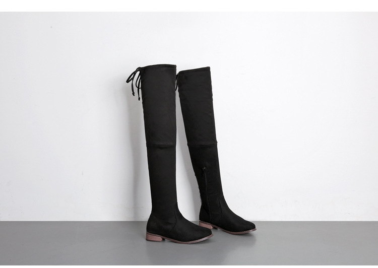 autumn and winter fashion sexy low-heel thick-heeled boots  NSHU26938