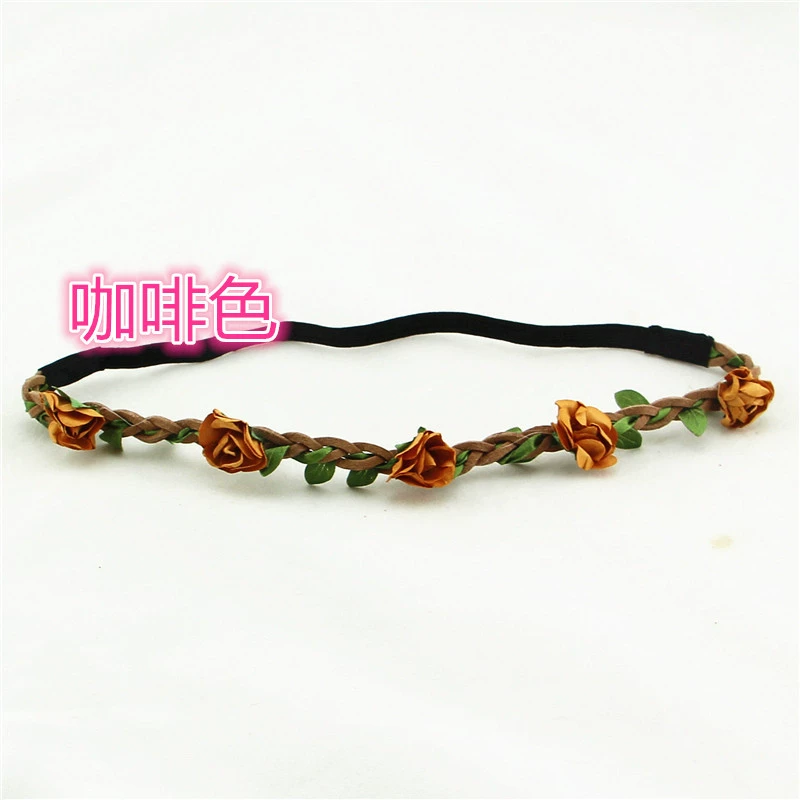 Hair accessory, beach headband for bride, Korean style, boho style, flowered