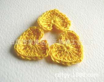 棉线钩花、手工棉线花、棉线钩花朵、手工钩针花饰品、发饰编织