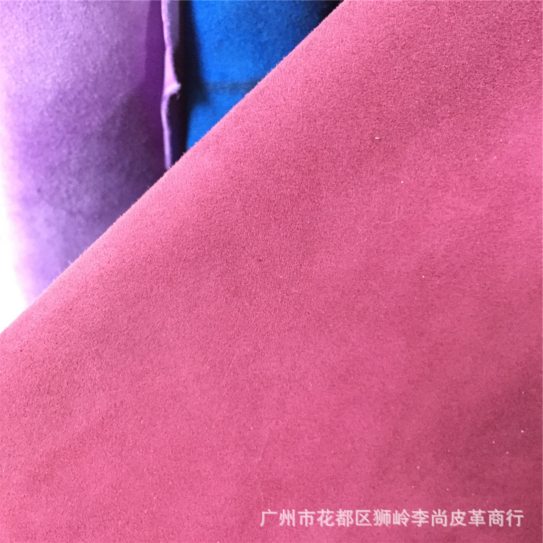 头层羊皮反绒 细磨砂软面混种羊京皮 羊绒 羊猄皮-阿里巴巴