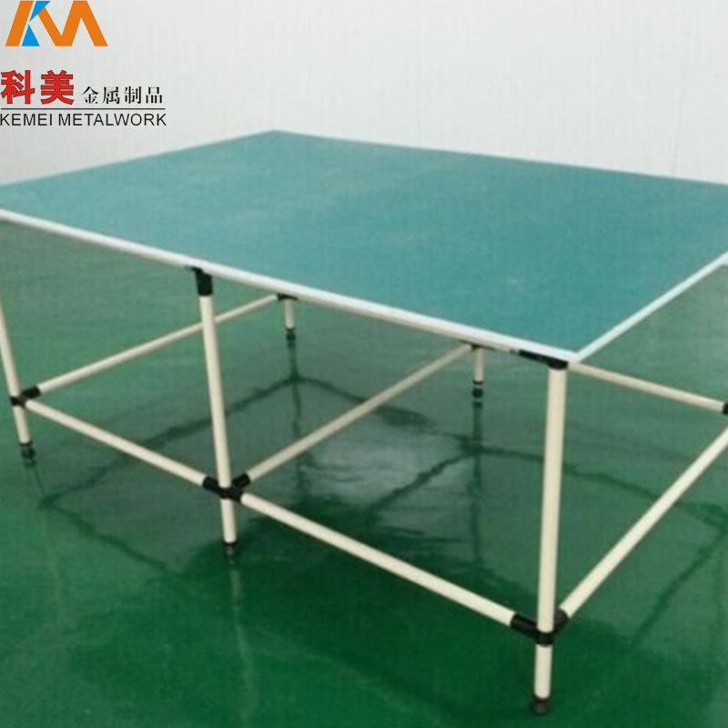 科美线棒工作台铝型材工作台精益管工作台车间操作台线棒货架订做