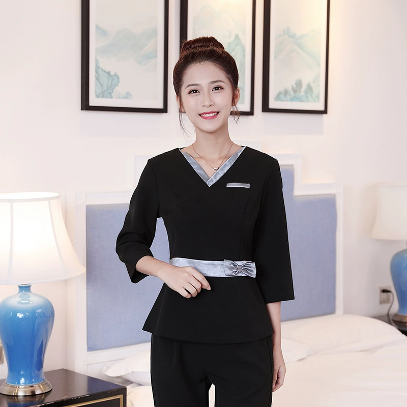 Осенний салон здоровья косметолог рабочая одежда Зимняя мода новая ванна для ног Педикюр клуб салон красоты техник костюм женский