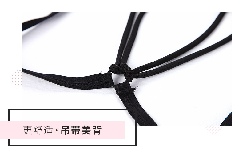 All-season sexy parachute beauty back wrap bra, anti-glare, moisture-wicking, comfortable and breathable sports bra detail image 4