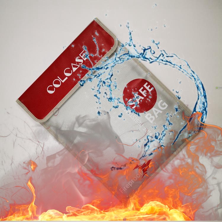 goods in stock Fire proof file bag Silica coating aluminum foil Glass fibre waterproof monolayer Certificates Supplies