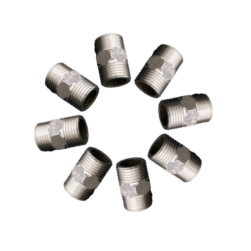 厂家供应不锈钢对丝304内接丝 六角外丝 不锈钢加厚内接对丝|ms