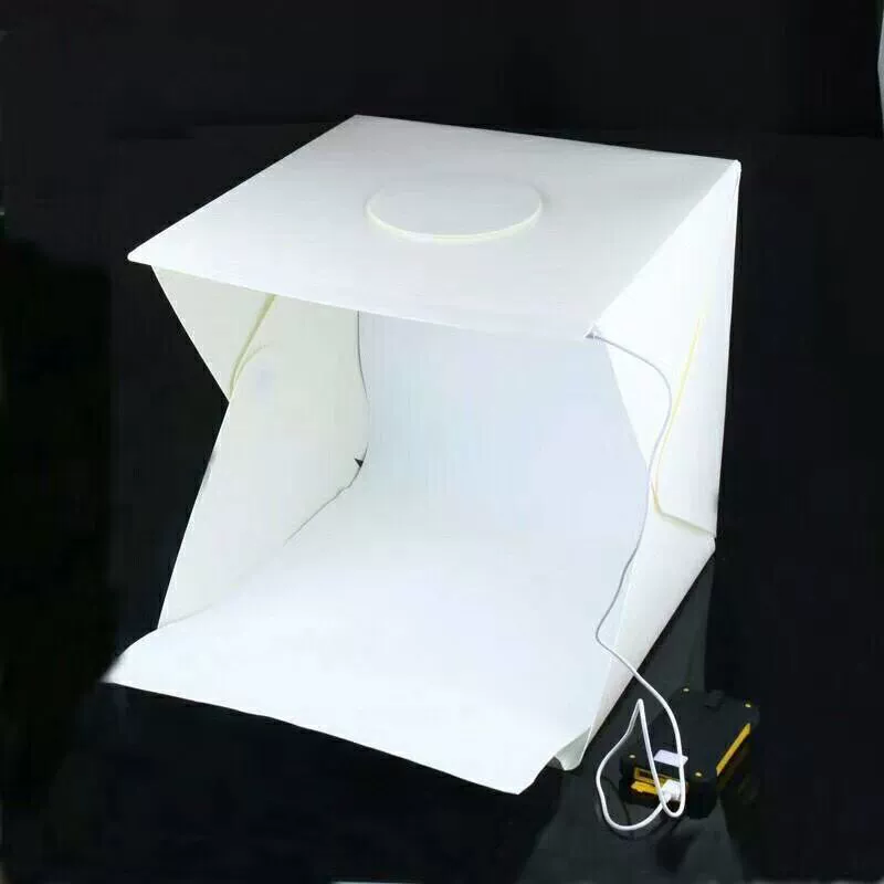 Компактная студия 40 см LED светодиодная съемочная мягкая световая коробка Taobao Tmall фотостудия навес складывающаяся и портативная