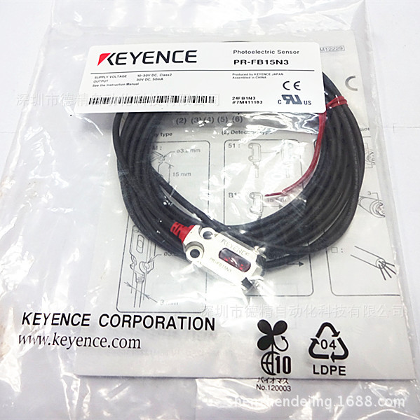 基恩士PR-FB15N3/P3/CP/CN/C3PL PR-FB30N1/N3/P3/CP光电开关全新