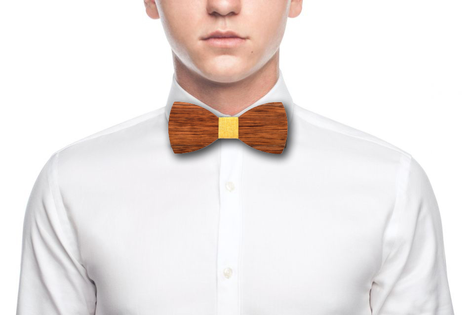 Venta al por mayor de madera maciza pajarita de madera europea y americana arco de madera hecho a mano pajarita de madera de los hombres pajarita de una sola pieza entrega NB