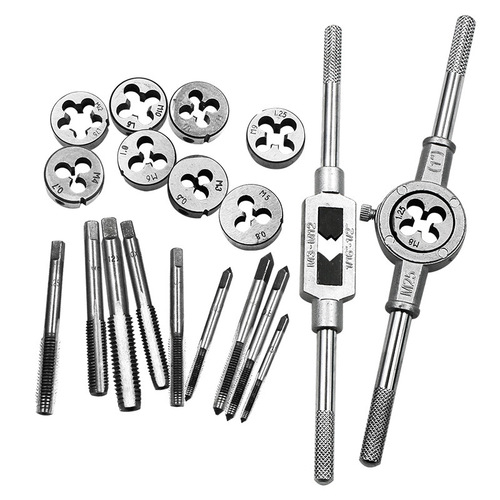 Multi-specification tap and die combination set, hand metric tap wrench, gallows stand, hardware tools wholesale
