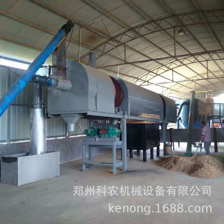 厂家 无烟锯末木屑连续式碳化机工艺  烧烤机制木炭机报价林业机