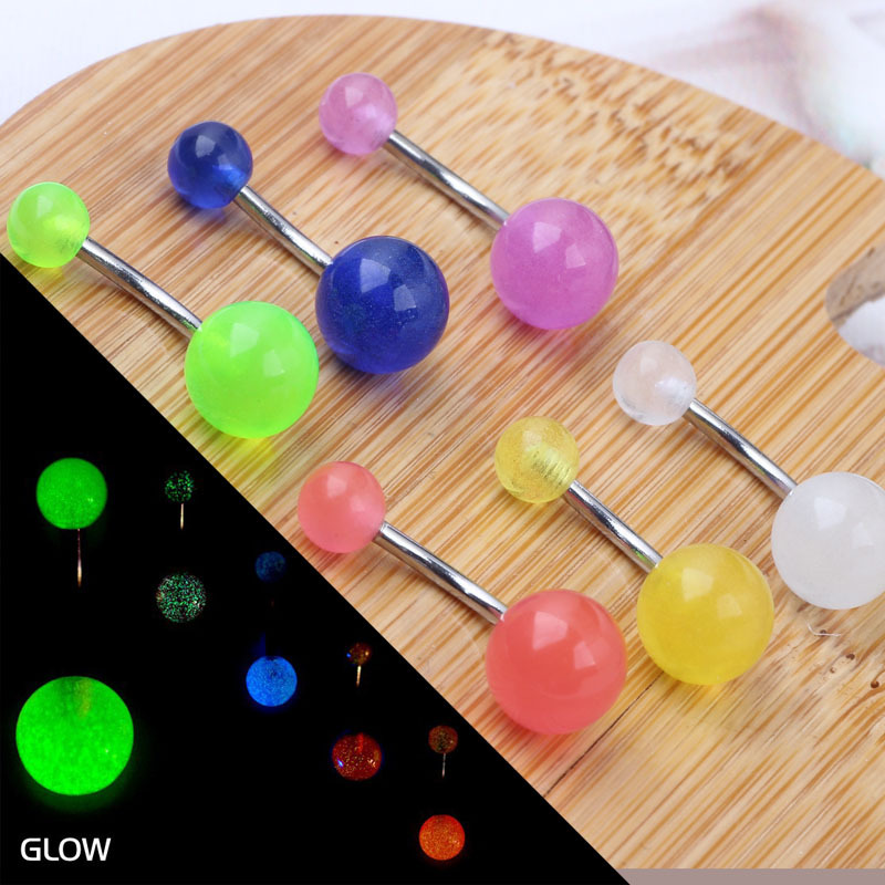 Labret piercing jewelry detail image