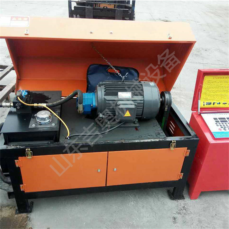 液压钢筋调直切断机建筑工地山东厂家  全自动数控操作钢筋调直机