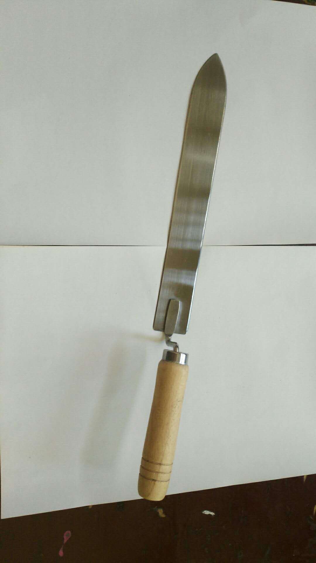 养蜂工具蜂具小Z型超薄锋利不锈钢割蜜刀取蜜刀割蜡刀专用