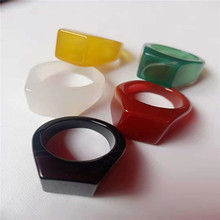 厂家批发供应玉石 菱形玛瑙指环 和田玉 翡翠 珠宝玉器