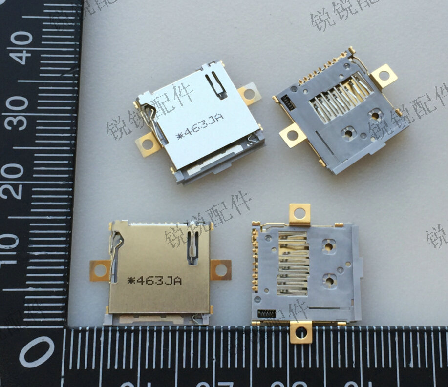 TF卡座 Micro SD自弹卡座 外焊式卡槽 2WX1110B-19FT-7H内存卡座