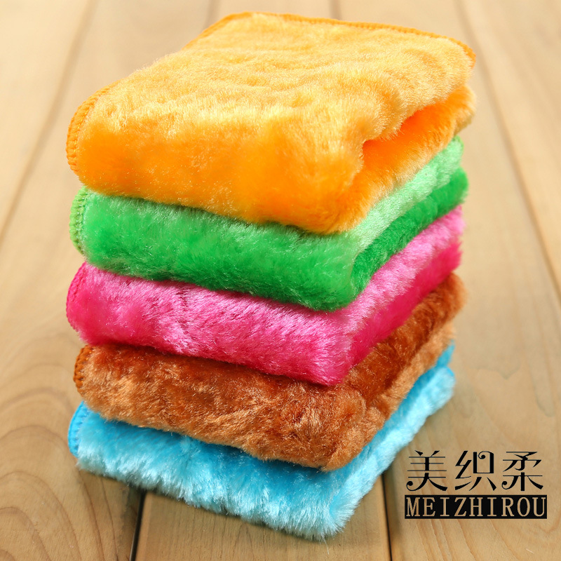 抹布雙層加厚洗碗巾跑江湖擺地攤日用品百潔布