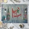 Christmas tableware, cartoon geometric decorations