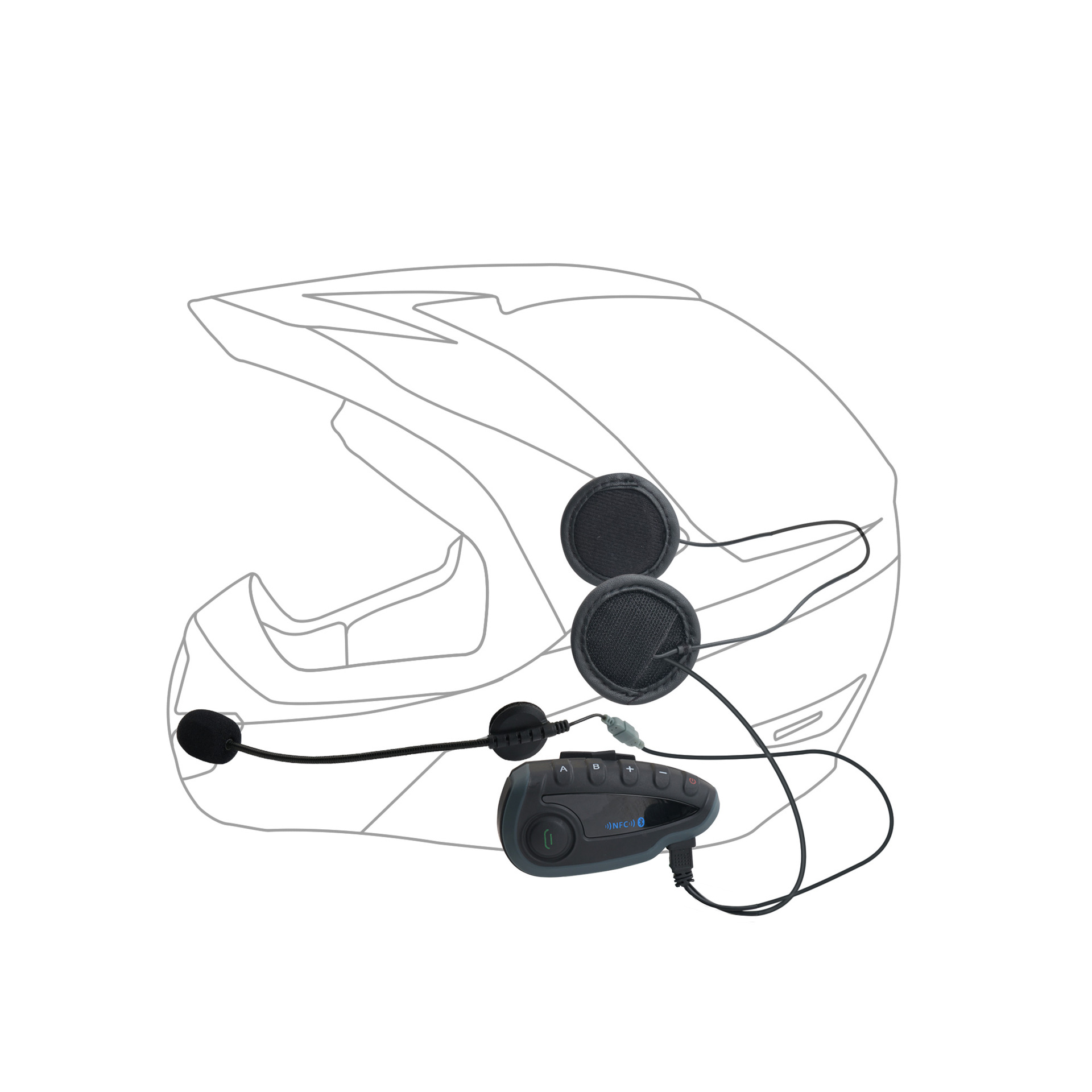 Casque Bluetooth pour moto - Ref 3424096 Image 2