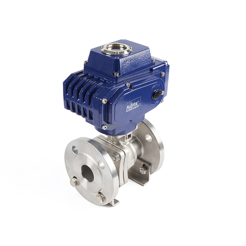 电动两片式法兰球阀、德标两片式法兰球阀