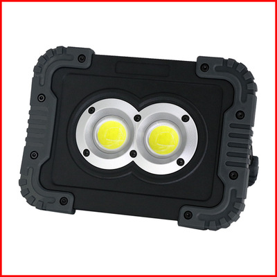 源産地廠家直銷LED戶外泛光修車燈20W高亮尼龍ABS防摔5米便攜提燈