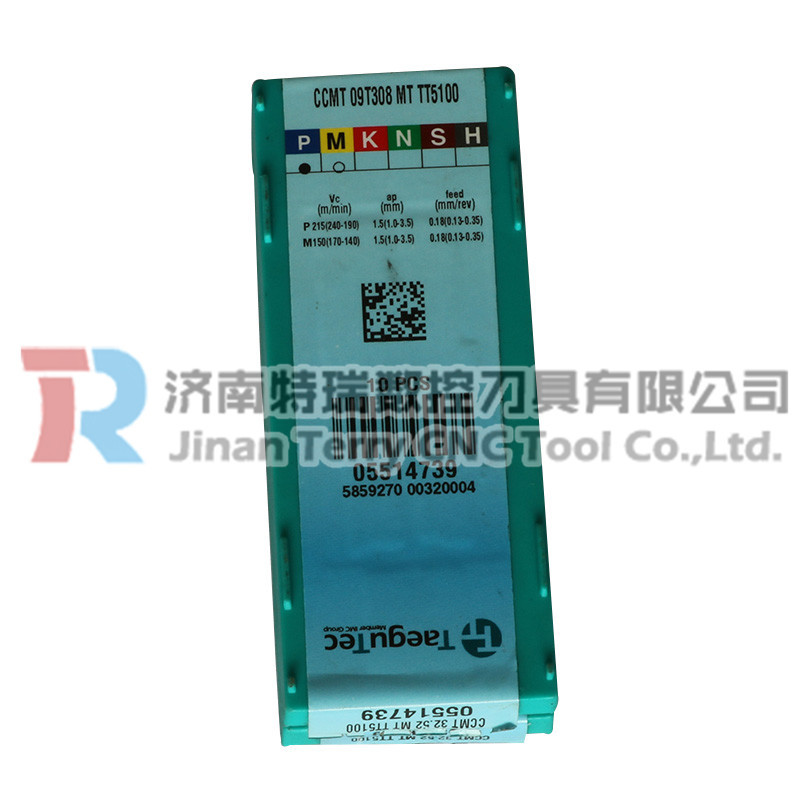 特固克数控刀具 内孔车刀片CCMT09T308 FG  PV3010现货
