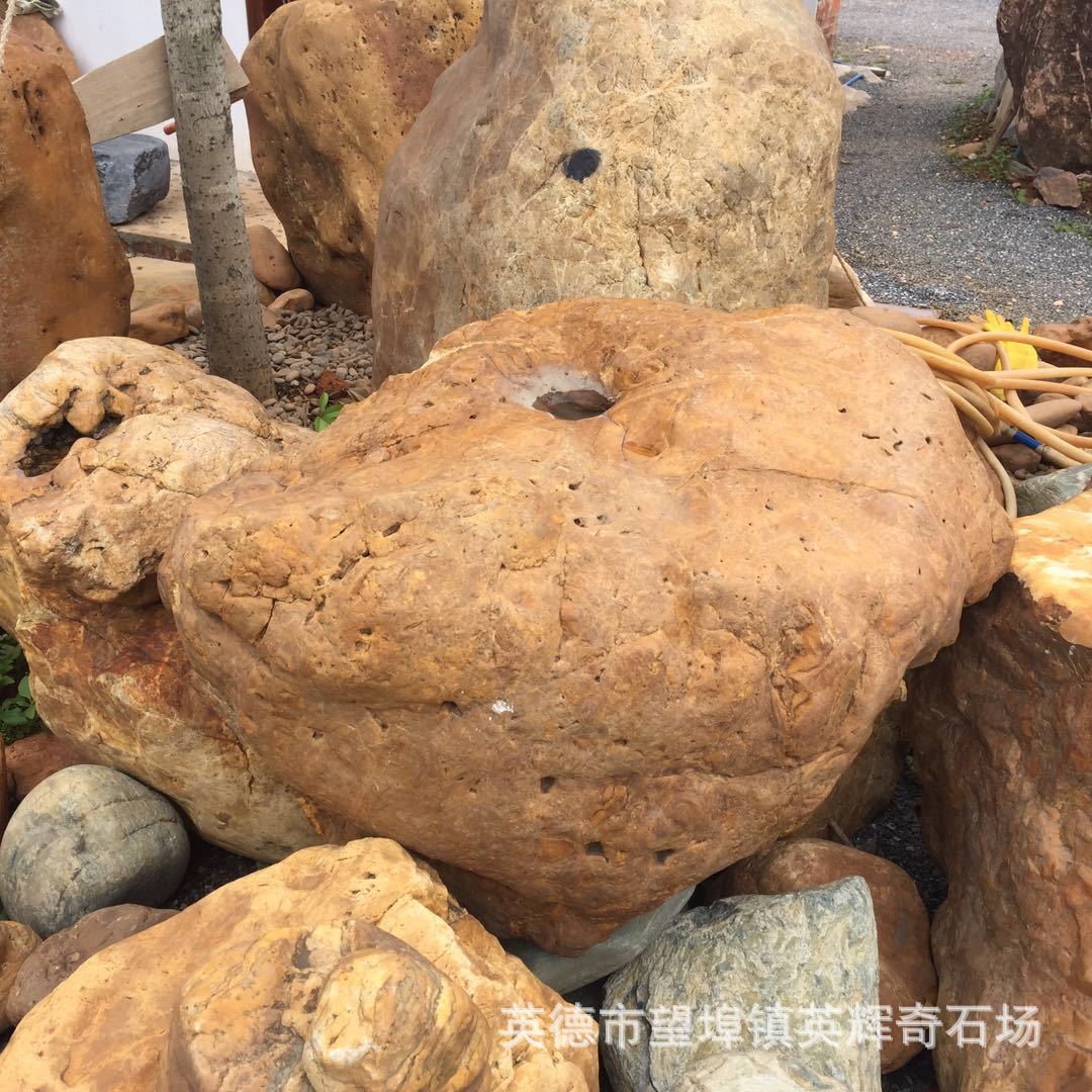 精品黄蜡石;0.5-1.8m