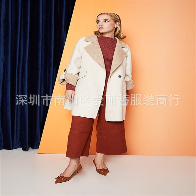 【乔帛17秋冬装】爱丽哲品牌折扣尾货女装批发