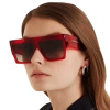 Trend glasses solar-powered suitable for men and women, metal hinge, fashionable sunglasses