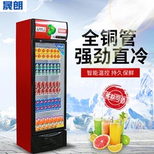 商用立式双门展示柜水果保鲜柜冰箱冰柜啤酒柜冷藏柜饮料柜