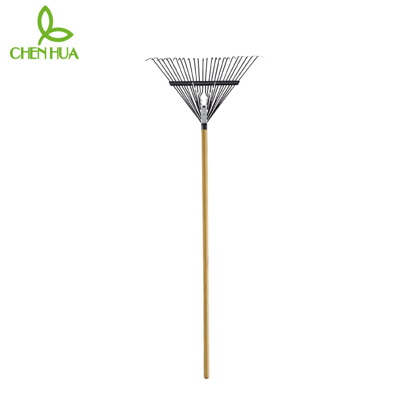 厂家自供高碳钢园林落叶草耙园艺22齿草耙子批发伸缩草耙定制