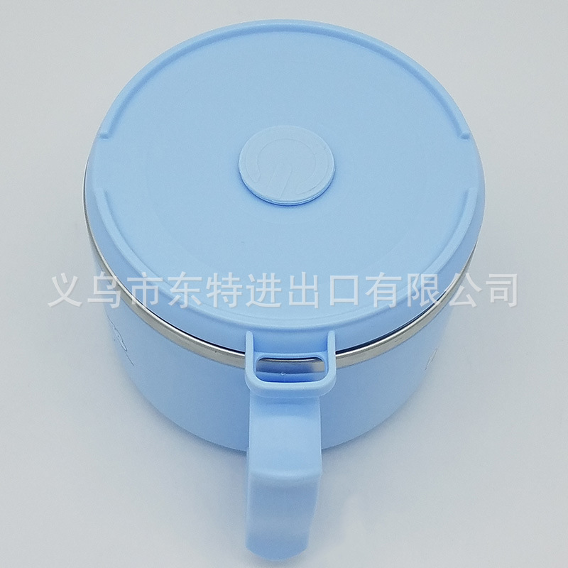 Factory direct sales of stainless steel 304 lunch boxes, cartoon covered instant noodle bowls, insulated fast food cups, heat-resistant student lunch boxes detail image 8
