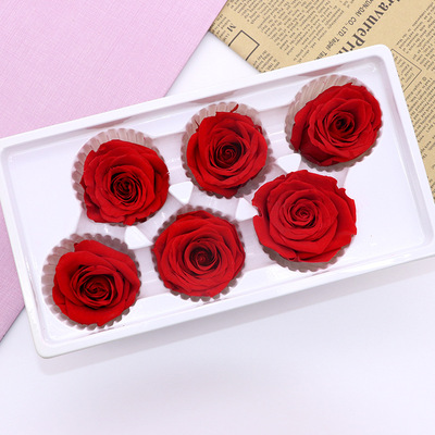 520 Valentine's Day gift Spend eternity 5-6cm Rose head manual make Halloween Wedding celebration prop