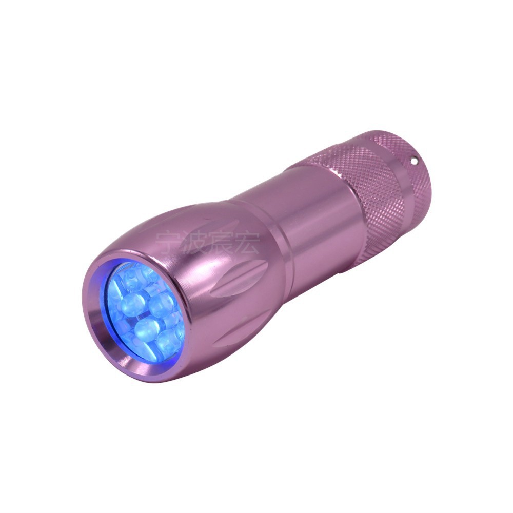 GS-8013 9UV铝合金紫光手电筒 宠物尿液/荧光剂/面膜检测蝎子灯