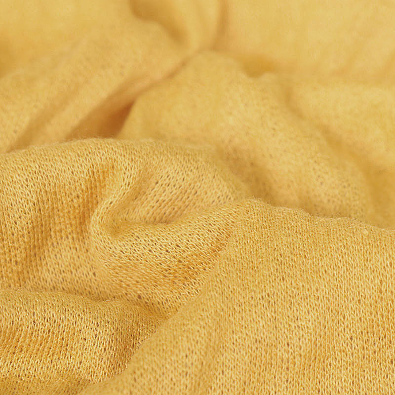 #2黄色 (3).jpg林盖头女式纯色棉质压皱