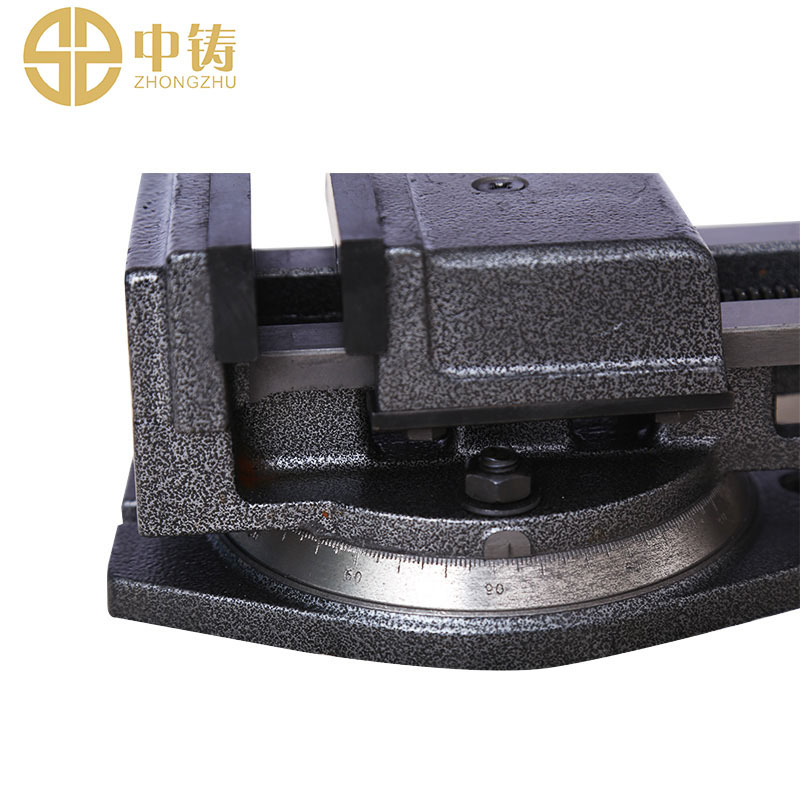 中铸.钻铣床平口钳半封闭台钳136 160 200机用平口钳 重型台虎钳