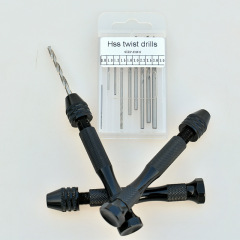 0.3–3.4mm Black Hand-Twisted Drill Bit for Diamond, Bodhi, and Wenwan Models – DIY Drilling Tool with Twist Design