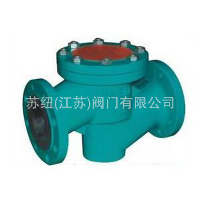 H41J升降式衬胶止回阀_法兰衬胶止回阀_铸钢衬胶止回阀