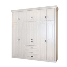 簡約現代歐式三四五六門組合組裝整體經濟型大容量板式卧室木衣櫃
