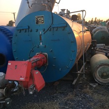 出售二手1吨燃气蒸汽锅炉 全自动燃气燃油蒸汽锅炉 卧式锅炉