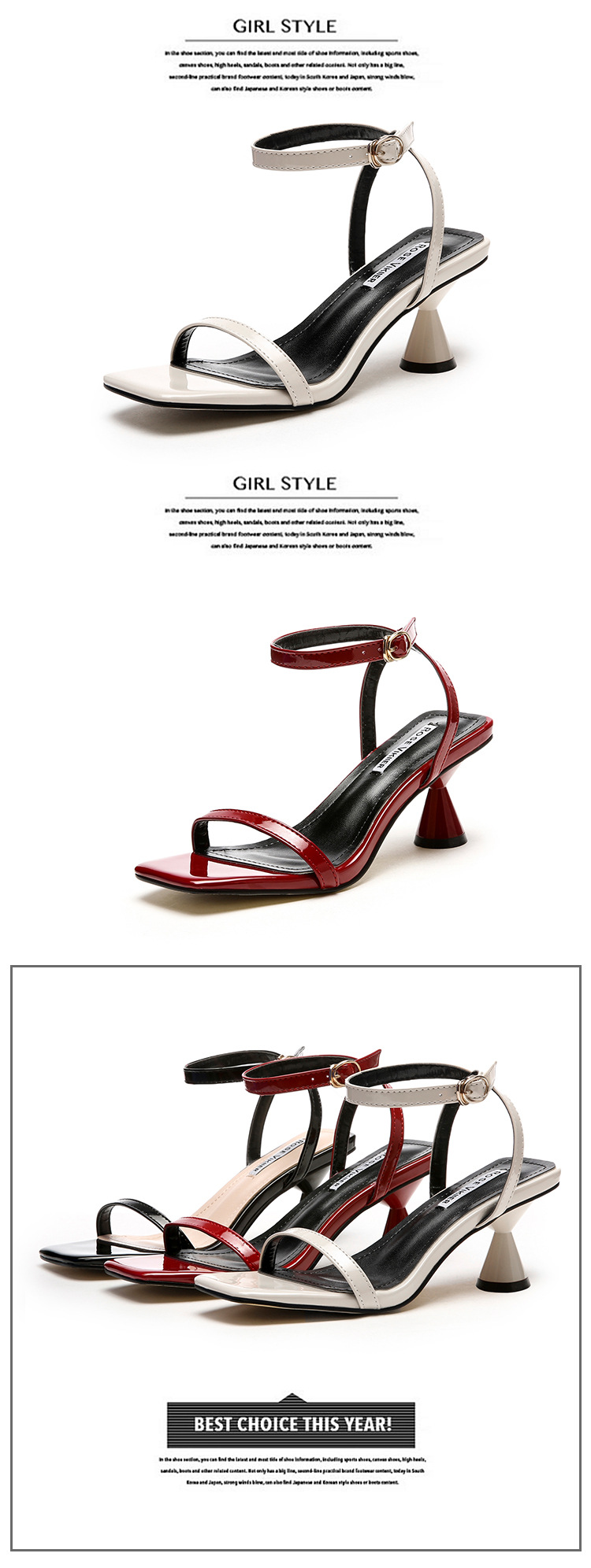 Chaussures été pour femme en Caoutchouc - Ref 3345954 Image 15