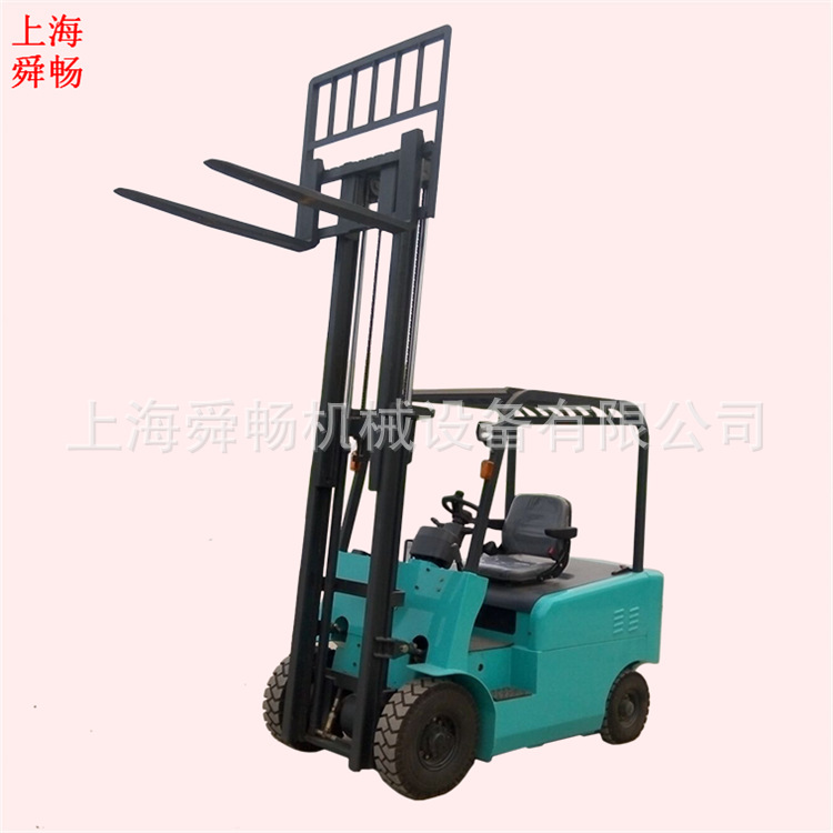 1.5/2吨四轮座驾式电动叉车堆高车充电式升高车 电动装卸车铲车